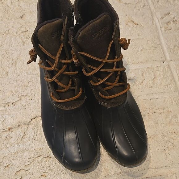 Sperry Black and Brown Duck Boots - Picture 11 of 12